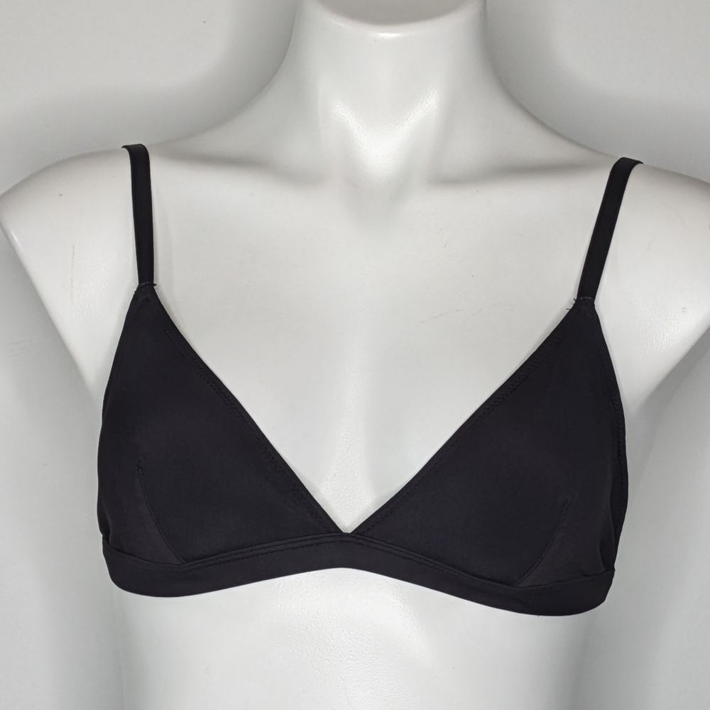 ✨3/$15 Madewell Black Triangle Bikini Top S
